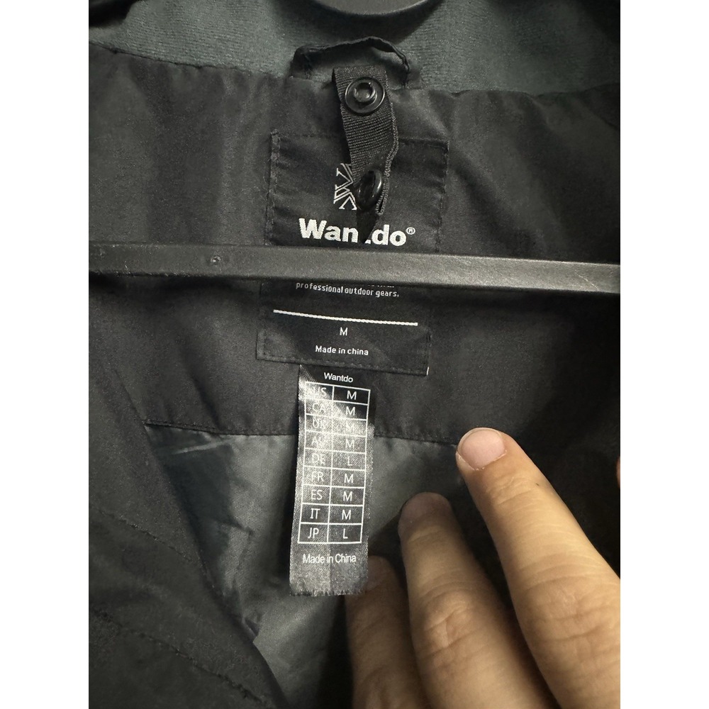 Wantdo Men's Med Waterproof Black Light Weighted EUC No Hood - Picture 4 of 5